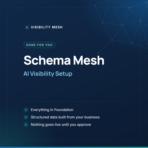 AI Visibility Setup: Schema Mesh by Visibility Mesh